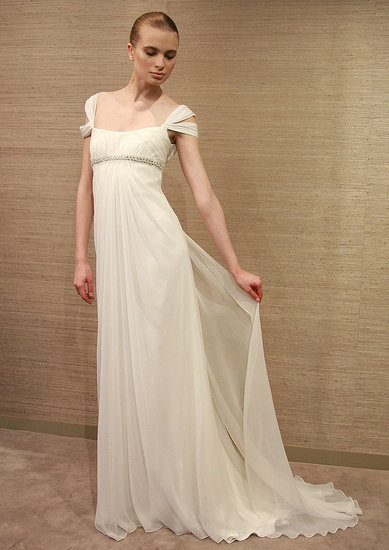 wedding dress simple elegant roman